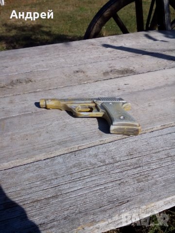 Стара играчка пистолет #10, снимка 1 - Антикварни и старинни предмети - 27230713