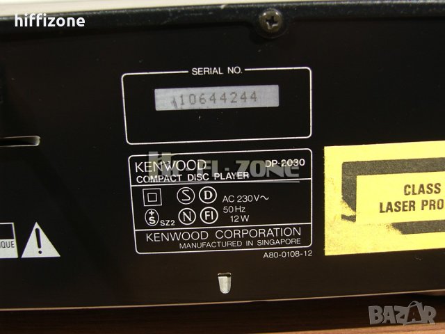 CD PLAYER  Kenwood dp-2030 , снимка 8 - Ресийвъри, усилватели, смесителни пултове - 40149605