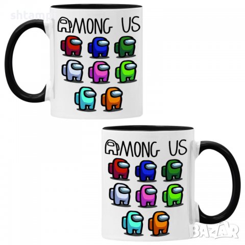 Чаша Among Us 06,Керамична Чаша, Кафе Чай, Игра,Изненада,Подарък,Повод,Празник,Рожден Ден