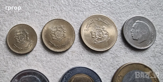 Мароко. Дирхам . 7 бройки. Серия 1987 година., снимка 5 - Нумизматика и бонистика - 37804716