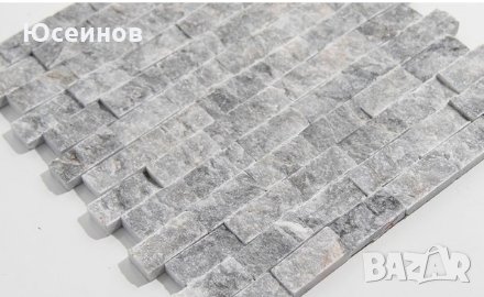 Облицовка от естествен камък - сив мрамор