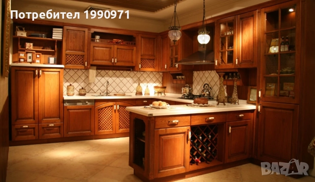 Кухни по попоръчка. Масив. Маси и плотове. Орех, дъб, чам, череша, круша, чинар, бряст, акация., снимка 4 - Кухни - 52476394