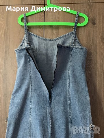 Дънкова рокля размер М, снимка 3 - Рокли - 33558954