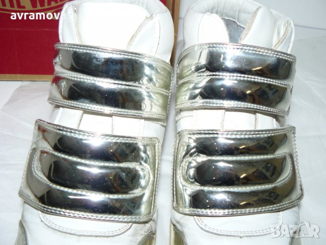 GPoint кецове, бели/сребристо, с лепки, 39 номер, 258см, платформа 2.7см, снимка 11 - Кецове - 28761938