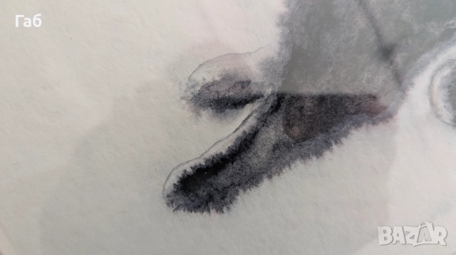 Невероятен Акварел, пухкава котка, изкуство, авторска картина, оригинал, коте, коледен подарък, снимка 3 - Картини - 52733226