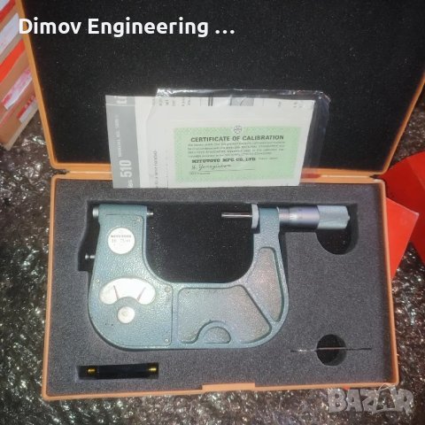 Микрометър пасаметър 50-75мм Mitutoyo , снимка 3 - Други инструменти - 49312632