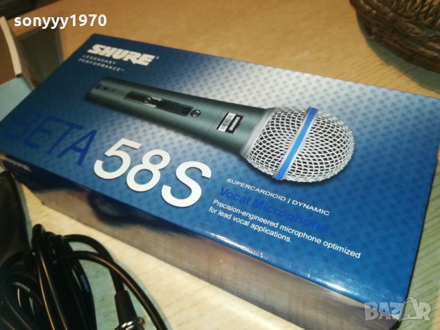 shure beta sm58s-КОМПЛЕКТ-внос швеицария, снимка 6 - Микрофони - 28381568