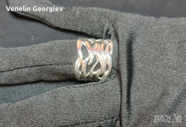 Дамски сребърни пръстени проба 925. Размер: 54-53, снимка 9 - Пръстени - 49829813