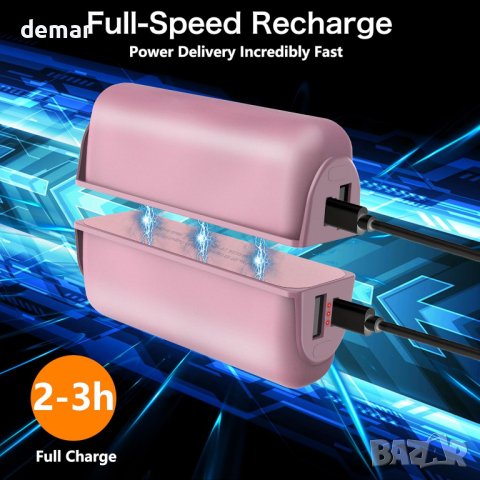 Акумулаторни нагреватели за ръце 2 бр., розови, снимка 3 - Други стоки за дома - 43134639