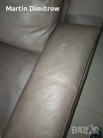 Кожен диван разтегателен , снимка 4 - Дивани и мека мебел - 53607406