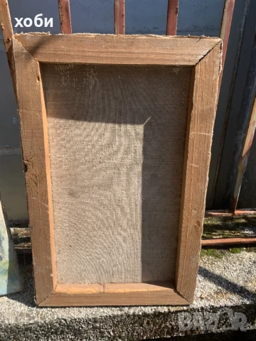 Стара картина маслени бои портрет, снимка 6 - Картини - 51019937