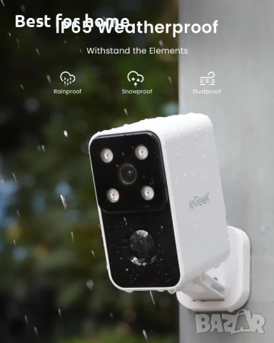 ieGeek Безжична 2K охранителна камера за външна употреба, снимка 9 - IP камери - 50621780