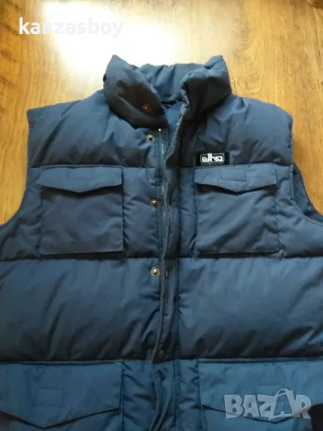 Elho Vintage Skiwear Down Puffer Red Men's Vest, SIZE 46/С - страхотен пухен елек , снимка 6 - Други - 48456739