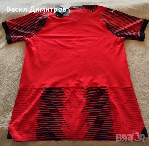 Puma Milan нова автентична мъжка домакинска футболна тениска Пума Милан 2023-2024г. , снимка 6 - Футбол - 43850813