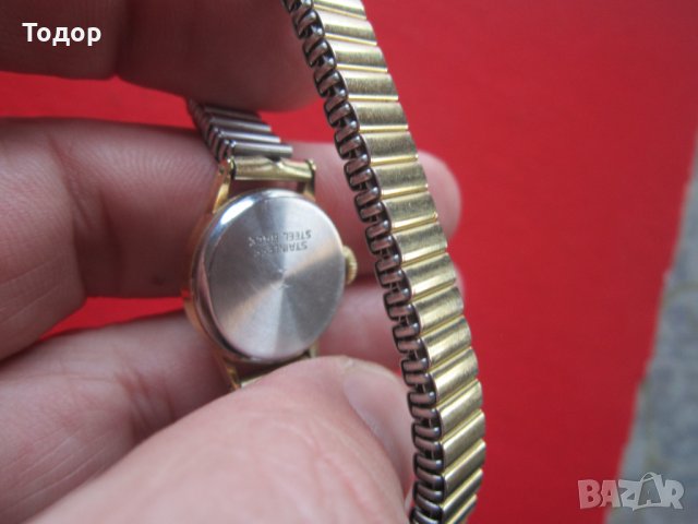 Дамски позлатен часовник Зентра , снимка 5 - Дамски - 33100534