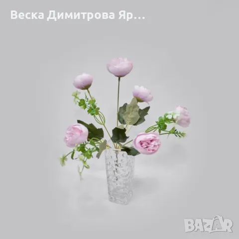 Изкуствени аранжировки с божури, снимка 7 - Изкуствени цветя - 50321990