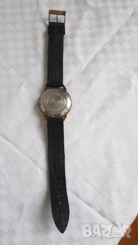 Мъжки позлатен механичен часовник Precisa 17 jewels, снимка 3 - Антикварни и старинни предмети - 43099523