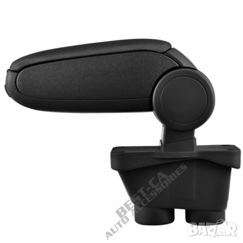 Текстилен черен подлакътник за Пежо 208 / Peugeot 208 (2012-2019), снимка 2 - Аксесоари и консумативи - 36774473