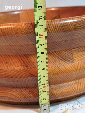 голяма дървена купа 32/2, снимка 7 - Аксесоари за кухня - 53064896