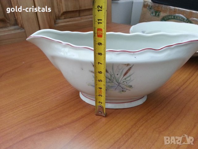 Стар български порцелан сосиера, снимка 3 - Антикварни и старинни предмети - 33423027