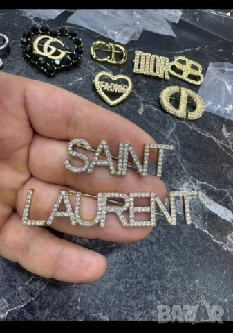 брошки christian dior ysl saint laurent , снимка 17 - Други - 51980328