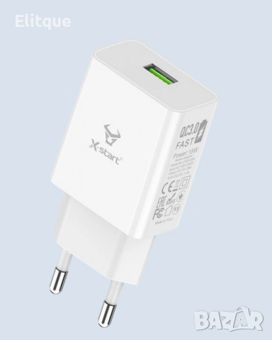 Бързо единично USB зарядно устройство, снимка 3 - Друга електроника - 52839609