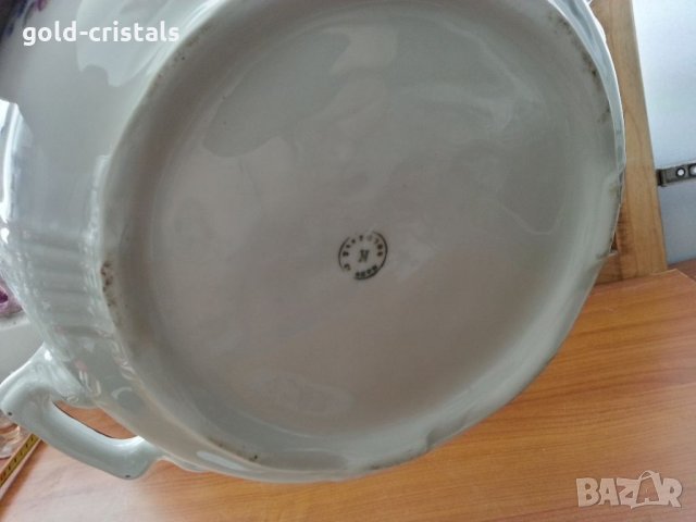 Стар български порцелан супник и чинии, снимка 6 - Антикварни и старинни предмети - 33532896