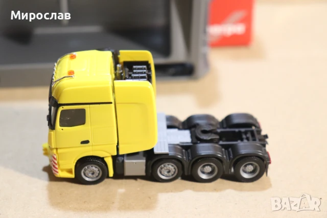 HERPA H0 1/87 MERCEDES ACTROS ВЛЕКАЧ КАМИОН ТИР МОДЕЛ ТЕЖКОТОВАРЕН ТРАНСПОРТ, снимка 7 - Колекции - 50909852