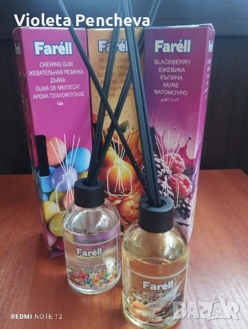 Освежител за въздух Farell стик 100мл., снимка 3 - Овлажнители и пречистватели за въздух - 53476225