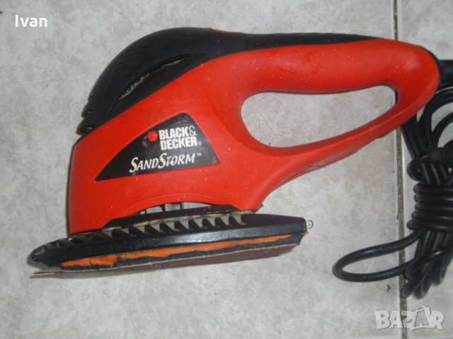 Black Decker KA250K-Мощен 170 Вата-Английски-Мулти Виброшлайф-Блек Декер-Отличен, снимка 2 - Други инструменти - 33160000