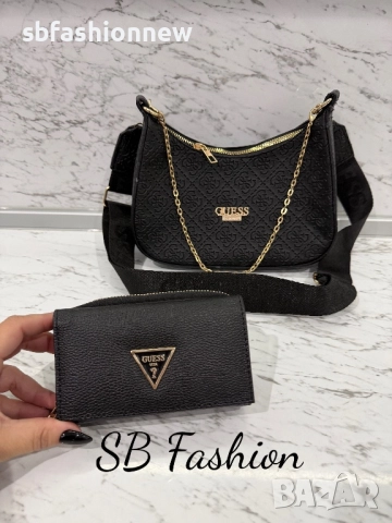 Guess чанта,шал,портмоне
