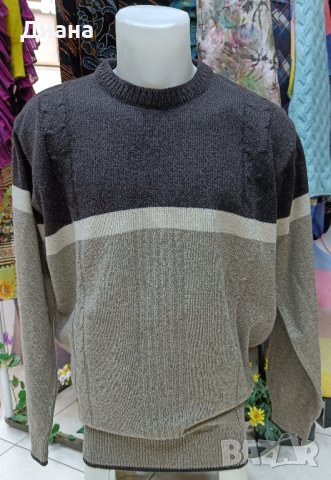 Мъжки пуловери от естествени материи-мерино,ламска вълна, снимка 4 - Пуловери - 43435793
