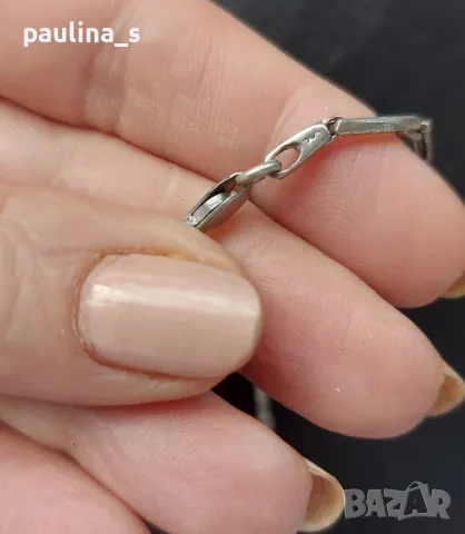 Винтидж / Разкошно сребърно колие тип чокър с циркони / проба 925 , снимка 9 - Колиета, медальони, синджири - 48627787