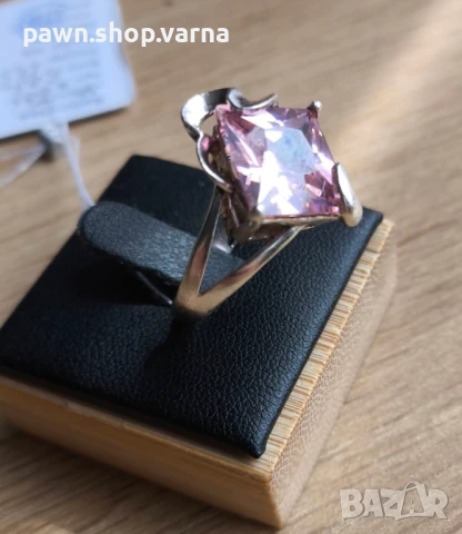 Нов. сребърен пръстен с камък – 925 проба, снимка 6 - Пръстени - 50830649