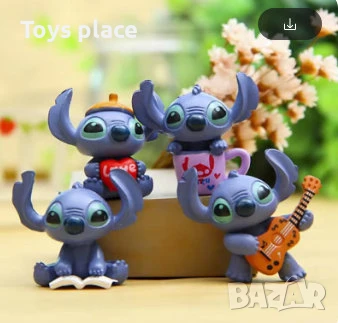 Комплект фигурки Лило и Стич Lilo and Stitch , снимка 3 - Фигурки - 50753084
