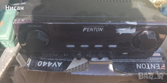 Караоке усилвател, 2x30W RMS, Bluetooth/USB/SD, Fenton AV440