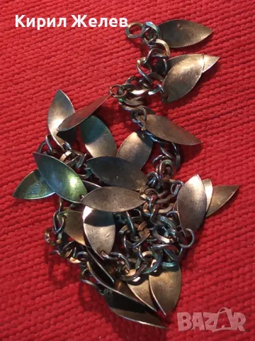 ДВЕ ЗЛАТИСТИ ВЕРИЖКИ ФЛОРАЛНИ АРТ УКРАШЕНИЯ с ЛИСТЕНЦА 47386, снимка 7 - Колиета, медальони, синджири - 47285767