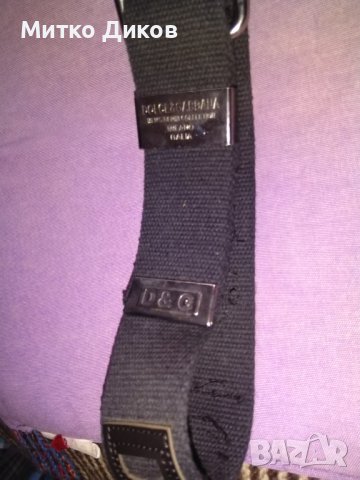  Колан марков на DOLCE&GABBANA 113см дълъгна 4.5см ширина, снимка 2 - Колани - 39350708