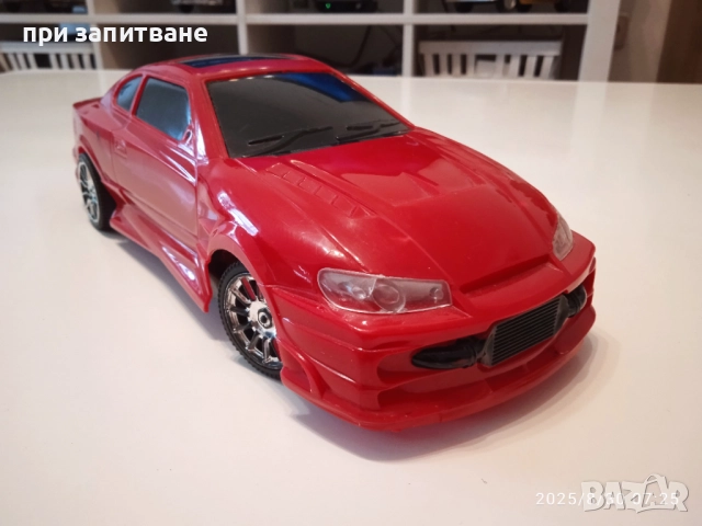 Пластмасови големи играчки коли Nissan Silvia и друга спортна, 26-27 см.