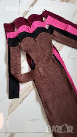 Рипс рокли от плетиво, снимка 5 - Рокли - 52308682