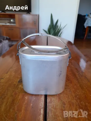 Стара алуминиева кутия за храна #5