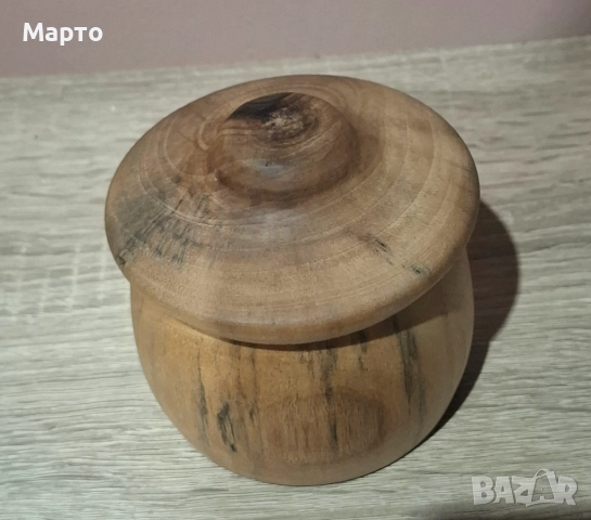 Кутия от масивен орех – ръчна изработка, натурален завършек, снимка 5 - Декорация за дома - 52240394