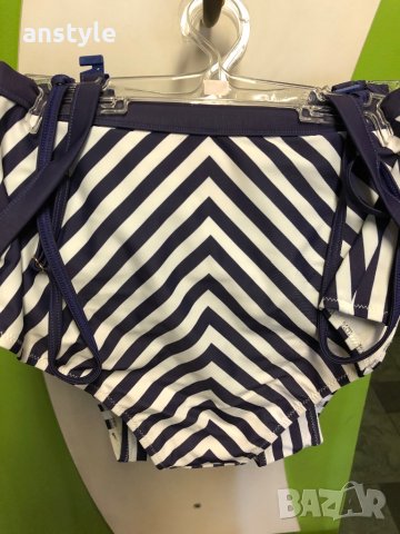 Дамски бански синьо/бяло рае