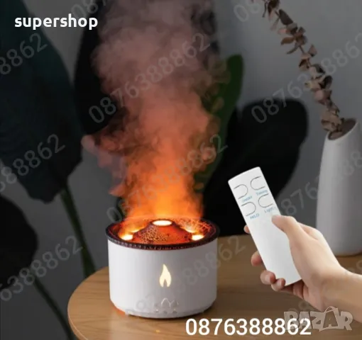 Ултразвуков арома дифузер 360мл овлажнител пулсиращ непрекъснат режим, снимка 2 - Овлажнители и пречистватели за въздух - 48860890