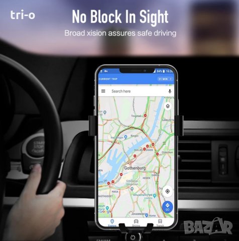 Универсална поставка за телефон за автомобил, снимка 5 - Аксесоари и консумативи - 27921436