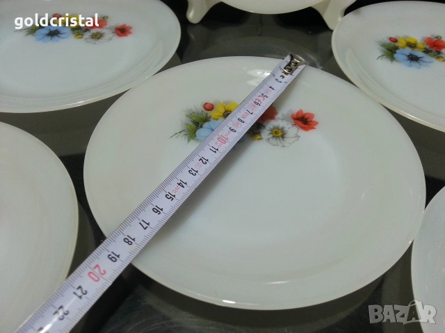 френски аркопал чинии , снимка 3 - Антикварни и старинни предмети - 53226031