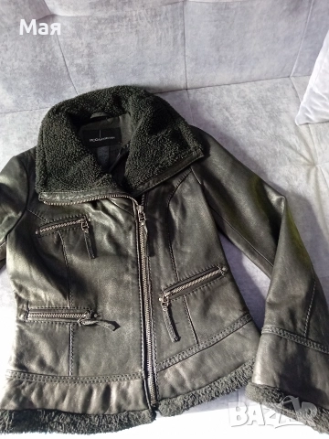 Дамско яке от естествена кожа, снимка 6 - Якета - 52823657