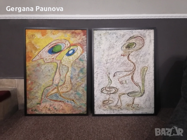 Релефни маслени картини 