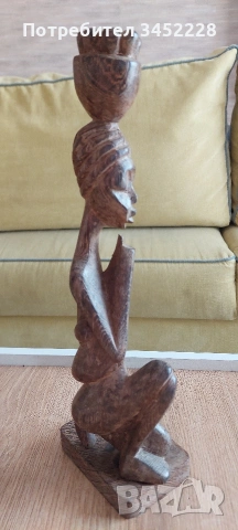 дърворезба за ценители височина 33см , снимка 3 - Декорация за дома - 53132053
