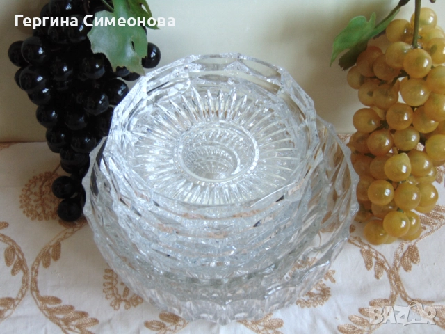 Лот кристал, снимка 12 - Чинии - 52262082